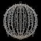 30" LED Lighted 3D Christmas Hanging Ball Decoration
